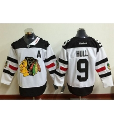 Blackhawks #9 Bobby Hull White 2016 Stadium Series Stitched NHL Jersey