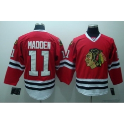 Chicago Blackhawks 11 John Madden Red Jerseys