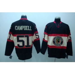 Chicago Blackhawks #51 CAMPBELL black NEW Third jersey