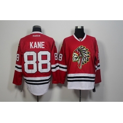 Chicago Blackhawks #88 Patrick Kane Red Skull Reebok Authentic Stitched NHL Jersey