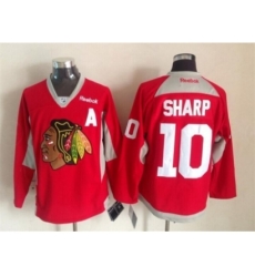 NHL Chicago Blackhawks #10 Patrick Sharp red jerseys New