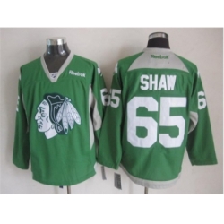 NHL Chicago Blackhawks 65 Andrew Shaw green jerseys