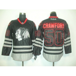 nhl jerseys  Chicago Blackhawks 50 CRAWFORD black new Ice