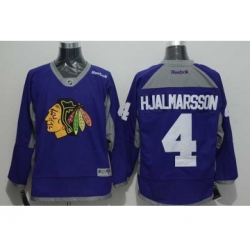 nhl jerseys chicago blackhawks #4 hjalmarsson purple