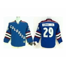 Youth nhl jerseys colorado avalanche #29 mackinnon lt.blue