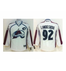 Youth nhl jerseys colorado avalanche #92 landeskog white