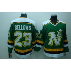 Dalls Stars 23 Brian Bellows Green Jerseys CCM