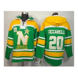 NHL Jerseys Dallas Stars #20 Ciccarelli green-yellow[pullover hooded sweatshirt]