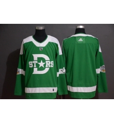 Stars Blank Green 2020 Winter Classic Adidas Jersey