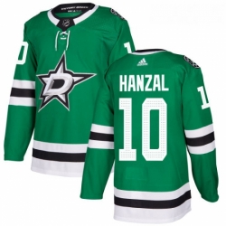 Youth Adidas Dallas Stars 10 Martin Hanzal Premier Green Home NHL Jersey 