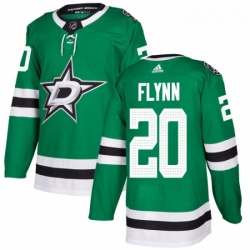 Youth Adidas Dallas Stars 20 Brian Flynn Authentic Green Home NHL Jersey 