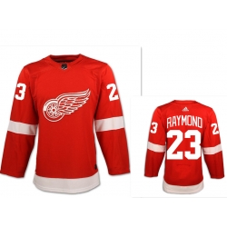 Men Detroit Red Wings 23 Lucas Raymond Red Home Hockey Stitched NHL Jersey