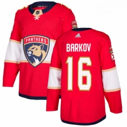 Youth Adidas Florida Panthers 16 Aleksander Barkov Authentic Red Home NHL Jersey 