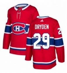 Mens Adidas Montreal Canadiens 29 Ken Dryden Authentic Red Home NHL Jersey 