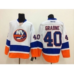 NHL New York Islanders #40 Michael Grabner white-blue jerseys