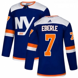 Youth Adidas New York Islanders 7 Jordan Eberle Premier Blue Alternate NHL Jersey 