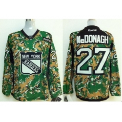 New York Rangers #27 Mcdonagh Camo NHL Jerseys