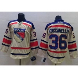 New York Rangers #36 Mats Zuccarello Cream 2012 Winter Classic Stitched NHL Jersey