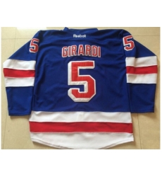 New York Rangers 5 Dan Girardi Royal Blue Jersey