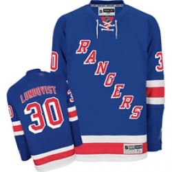 RBK hockey jerseys,NY Rangers 30# H.Lundqvist blue