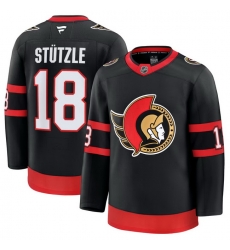 Men Ottawa Senators 18 Tim Stutzle Fanatics Black Home Premium Player Jerseys Men Ottawa Senators 18 Tim Stutzle Fanatics Black Home Premium Player Jerseys
