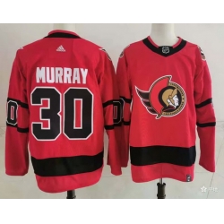 Men Ottawa Senators 30 Matt Murray Red 2021 Retro Stitched NHL Jersey