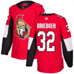 Youth Adidas Ottawa Senators 32 Chris Driedger Authentic Red Home NHL Jersey 