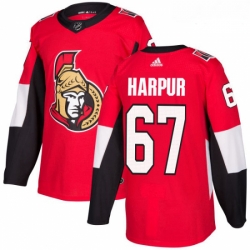 Youth Adidas Ottawa Senators 67 Ben Harpur Authentic Red Home NHL Jersey 