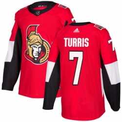 Youth Adidas Ottawa Senators 7 Kyle Turris Premier Red Home NHL Jersey 