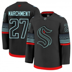 Men Seattle Kraken 27 Mason Marchment Black Alternate Stitched Hockey Jersey
