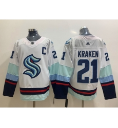 Seattle Kraken 21 Kraken White Adidas Jersey