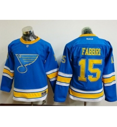 Blues #15 Robby Fabbri Light Blue 2017 Winter Classic Stitched Youth NHL Jersey