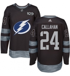 Lightning #24 Ryan Callahan Black 1917 2017 100th Anniversary Stitched NHL Jersey