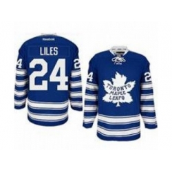 NHL Jerseys Toronto Maple Leafs #24 John-Michael Liles blue(2014 winter classic)