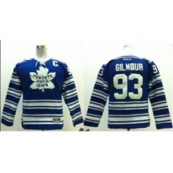 Kids Toronto Maple Leafs 93 Doug Gilmour 2014 Winter Classic Blue NHL Jersey