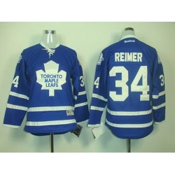 Youth Toronto Maple Leafs 34# REIMER BLUE JERSEY