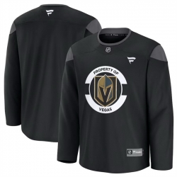 Men Vegas Golden Knights Black 2024 25 Team Practice Stitched Hockey Jersey