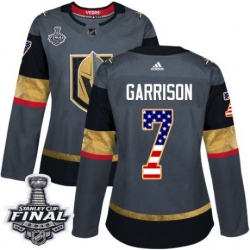 womens jason garrison vegas golden knights jersey gray adidas 7 nhl 2018 stanley cup final authentic usa flag fashion