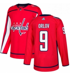 Youth Adidas Washington Capitals 9 Dmitry Orlov Premier Red Home NHL Jersey 