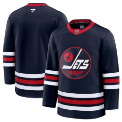 Men Winnipeg Jets Navy 2024 25 Alternate Stitched Hockey Jersey