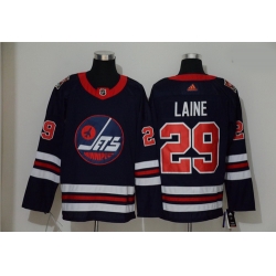 Winnipeg Jets 29 Patrik Laine Navy 2019 Heritage Classic Breakaway Adidas Jersey