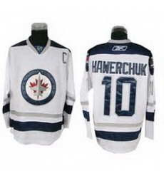 nhl winnipeg jets #10 Dale Hawerchuk white 2011