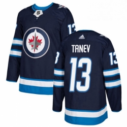 Youth Adidas Winnipeg Jets 13 Brandon Tanev Authentic Navy Blue Home NHL Jersey 