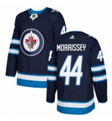 Youth Adidas Winnipeg Jets 44 Josh Morrissey Authentic Navy Blue Home NHL Jersey 