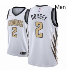 Men NBA 2018 19 Atlanta Hawks 2 Tyler Dorsey City Edition White Jersey 