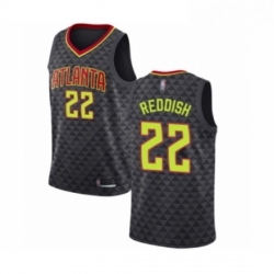 Womens Atlanta Hawks 22 Cam Reddish Authentic Black Basketball Jersey Icon Edition 