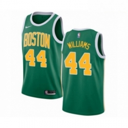 Mens Nike Boston Celtics 44 Robert Williams Green Swingman Jersey Earned Edition 