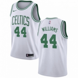 Mens Nike Boston Celtics 44 Robert Williams Swingman White NBA Jersey Association Edition 