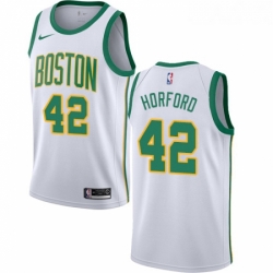 Womens Nike Boston Celtics 42 Al Horford Swingman White NBA Jersey City Edition