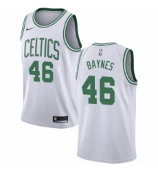 Youth Nike Boston Celtics 46 Aron Baynes Swingman White NBA Jersey Association Edition 